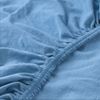 Picture of Bedding Set Single - 2 Pillowcases, 1 Fitted Sheet, 1 Duvet Cover (Light Blue) Flame Fire Retardant