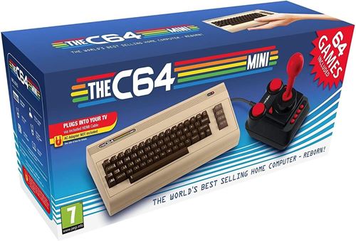 The C64 Mini (Commodore 64) - Retro Console with 64 Preloaded Games