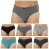 Picture of Tom Franks - Men's 2 x 3 Pack Ribbed Side Briefs: Assorted Colours (UK Size L) Underwear