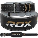 RDX - Leather Weightlifting Gym Belt: 6 Inch