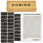 Dominoes - 28 Piece Set With Wooden Storage Box