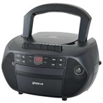Groov-E Traditional Portable Boombox - GVPS833BK CD Cassette