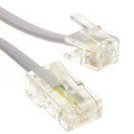 Telephone Leads (1 Metre) - RJ45 To RJ11