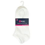Picture of Tom Franks Ladies Trainer Socks - 5 Pack: White (UK Size 3-5) Model # SK578