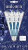 Picture of Unicorn Darts Set: Steel Tip - Gary Anderson Silver Star 80% Tungsten: Blue 21g