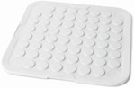 Addis - Rubber Drainer Non-Slip Drying Mat: White