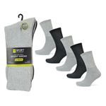 Picture of Tom Franks T-Sport Men's Premium Sport Socks - 5 Pack: Grey/Black (UK Size 6-11) Model # SK618