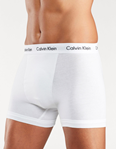 Picture of Calvin Klein Boxers Trunks 3 Pack - White/White (UK Size L)