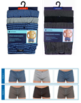 Picture of Tom Franks Men's Patterned Boxers - 2 x 3 Pack: Assorted Colours (UK Size L) Model # BR196