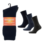 Picture of Heat Guard Men's Thermal Socks - 3 Pack: Assorted Colours (UK Size 7-11) Model # 26676
