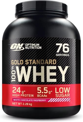 Optimum Nutrition Gold Standard 100% - Whey Protein: White Chocolate Raspberry 2.2kg