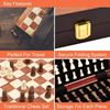 Picture of Chess Set - Complete Deluxe Portable Folding Wooden