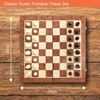 Picture of Chess Set - Complete Deluxe Portable Folding Wooden