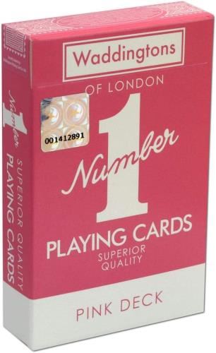 Playing Cards - Waddingtons Number 1: Pink