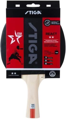 Stiga Table Tennis Bat - 2-Star React