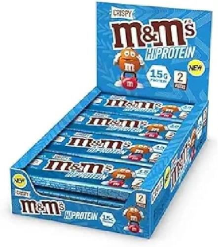 M&M’s Hi Protein Bar - Crispy 12 x 52g Pack