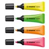 Picture of Stabilo - Neon Highlighter: 4 Pack (Yellow, Green, Pink, Orange)