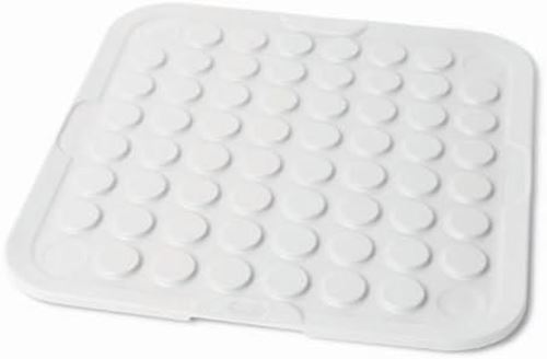 Addis - Rubber Drainer Non-Slip Drying Mat: White