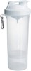 SmartShake Slim Shaker Cup - 500ml Pure White