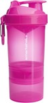 SmartShake O2Go Shaker - 600ml Neon Pink