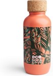 SmartShake Eco Water Bottle - 650ml Coral Leaves