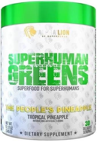 Alpha Lion SuperHuman Greens - 345g Manchild Mango