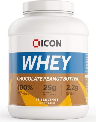 ICON Nutrition 100% Whey Protein - 2.27kg Chocolate Peanut Butter