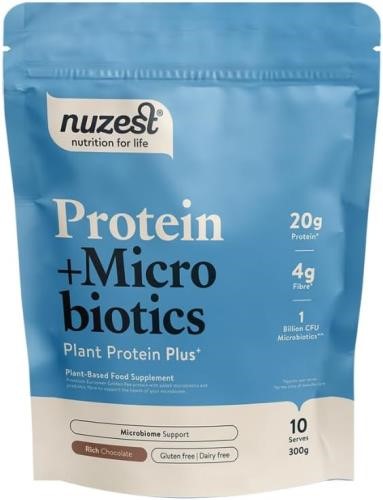 Nuzest Plant Protein Plus Microbiotics - 300g Rich Chocolate