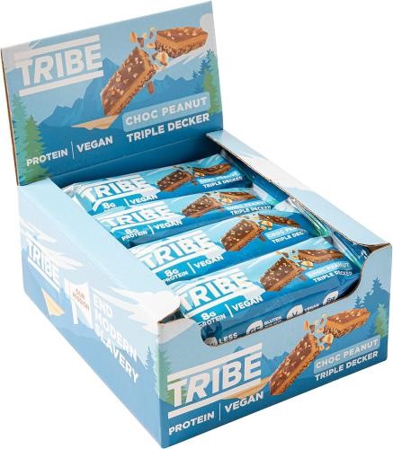 Tribe Plant Protein Bar - 12x40g Choc Peanut