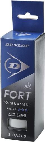 Dunlop Table Tennis Balls - 3* 40+ Fort Tournament 3 Pack