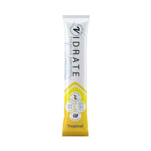 Vidrate Vegan Hydration Powder - 10x3g Tropical