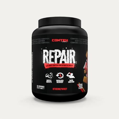 Conteh Sports Repair Elite Whey - 1980g Caramel Biscuit