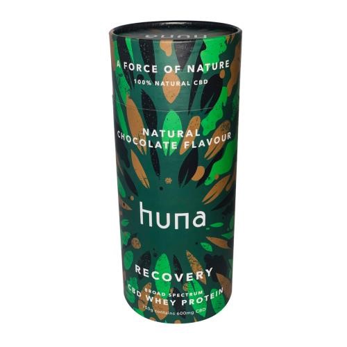 Huna Broad Spectrum CBD Whey Protein - 750g Natural Chocolate (Recovery)