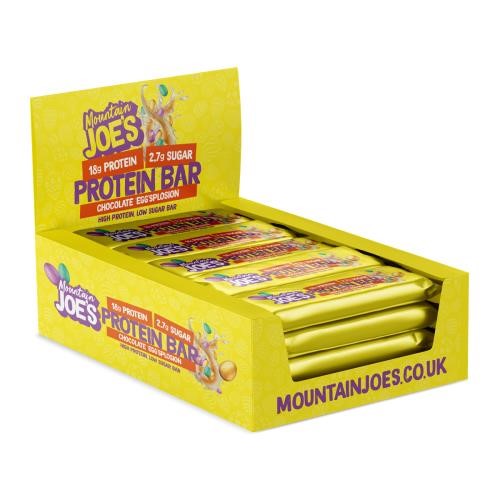 Mountain Joe's Protein Bar - 12x55g Chocolate Eggsplosion