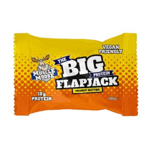 Muscle Moose Big Protein Flapjack - 12x100g Peanut Butter