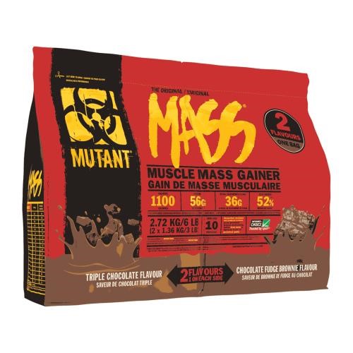 Mutant Mass Dual Chamber - 2.72kg Chocolate/Choc Fudge Brownie