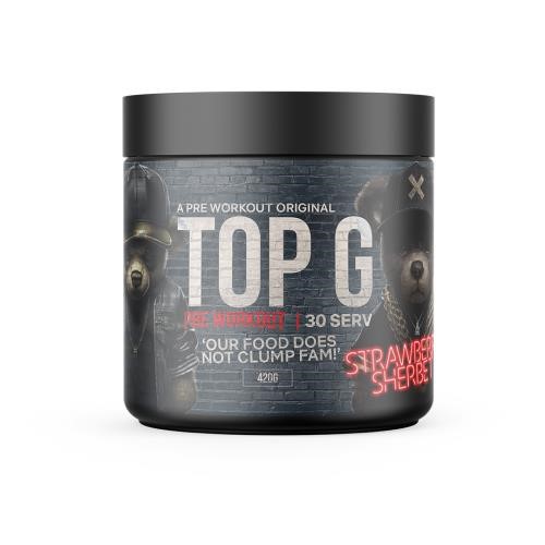 TOP G Pre-Workout - 420g Strawberry Sherbert