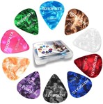 Guitar Picks - 15 Pack: Thin, Medium & Heavy Thickness