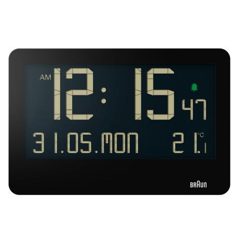 Braun Digital Clock - BC14B Black