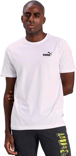 Picture of Puma Men's Essentials Small Logo T-Shirt - White (UK Size XL)