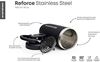 Picture of SmartShake Reforce Steel Shaker  - 900ml Black