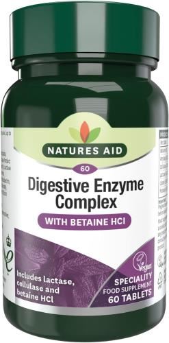 Natures Aid - Digestive Enzyme Complex 60 Tabs