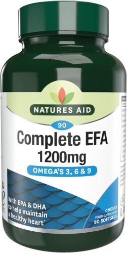 Natures Aid - Complete EFA (Omega 3, 6 + 9) 90 Softgels