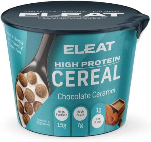 Eleat Balanced High Protein Cereal - 8x50g Chocolate Caramel