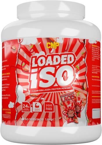 CNP Loaded Iso Clear Collagen Protein - 1.8kg Strawberry Laces