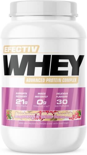 Efectiv Nutrition Whey Protein - 900g Raspberry & White Chocolate