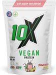 10X Athletic Vegan Protein - 540g Strawberry Banana