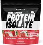 Efectiv Nutrition Grass Fed Whey Protein - Isolate 2000g Strawberry Milkshake