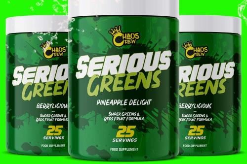 Chaos Crew Serious Greens - 292g Pineapple Delight