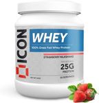 ICON Nutrition 100% Whey Protein - 960g Strawberry Milkshake